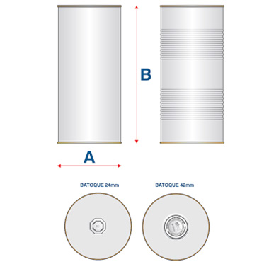 Ø83,5 – 900ml (ÓLEO / SOLVENTE)